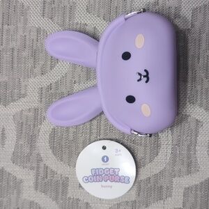 LOT OF 15 Purple Bunny Silicone Coin Purse Party Favors